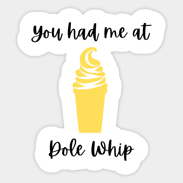 Dole Whip Love Sticker by magicalshirtdesigns